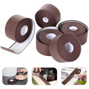 5 Rolls Caulk Strip Tape 10.5ft x 1.5inch Self Adhesive Caulk Strip Waterproof Sealing Caulking Tape for Bathtub Bathroom Toilet Kitchen Countertop Gas Stove
