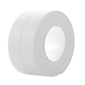 Caulk Strip Tape PVC Self Adhesive for Bath & Kitchen Caulking Sealing Tape for Countertop,Sink,Bathroom,Toilet,Bathtub Floor Wall Edge Protector 1.5" x 10.5Ft