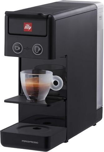 Illy Y3.3 Espresso Machine, Single Serve Coffee Machine for IperEspresso Capsules, Single Cup Espresso Maker, 19bar (White) in Saudi Arabia