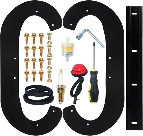 طقم مجداف 753-06469 مع لوحة حلاقة 731-08171، حزام 954-04050A يستبدل مجداف MTD 753-06469 Auger لـ Troy Bilt Squall 2100 مجاذيف، 210، 179E، 210E، Cub Cadet 221L، 221 HP قاذفات الثلج in Kuwait