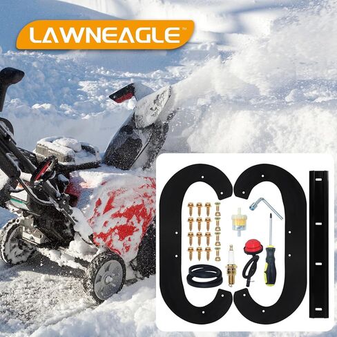 طقم مجداف 753-06469 مع لوحة حلاقة 731-08171، حزام 954-04050A يستبدل مجداف MTD 753-06469 Auger لـ Troy Bilt Squall 2100 مجاذيف، 210، 179E، 210E، Cub Cadet 221L، 221 HP قاذفات الثلج in Kuwait