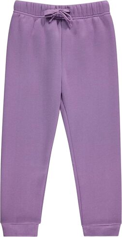 Girls' Cotton Blend Jogger Pants Set - Comfortable, Stylish, and Durable - Pack of 3 with Drawstring in Kuwait