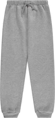 Girls' Cotton Blend Jogger Pants Set - Comfortable, Stylish, and Durable - Pack of 3 with Drawstring in Kuwait