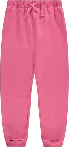 Girls' Cotton Blend Jogger Pants Set - Comfortable, Stylish, and Durable - Pack of 3 with Drawstring in Kuwait