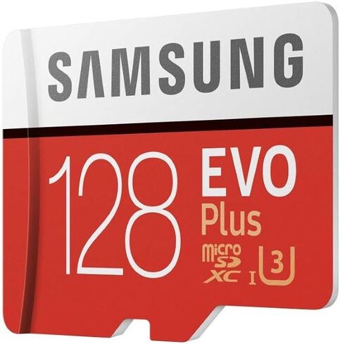 Samsung Evo Plus Class 10 UHS-I microSDXC U3 with Adapter (128GB MB-MC128GA/APC) in Saudi Arabia