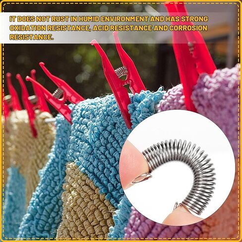 60Pcs 12 Sizes Stainless Steel Extension Springs Kit, Extension Spring with Hook Ends, Small Spring Compression Springs Mechanical Springs Tensile Spring for Home Repairs in Saudi Arabia