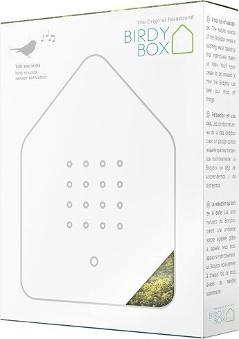 RELAXOUND Original Birdybox Black - Modern Nature Sound Box - Relaxing Cheerful Bird Concert - Motion Sensor with Sound - Relaxing Tool in Saudi Arabia
