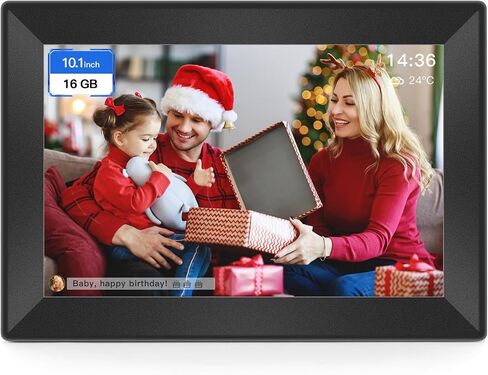 Large Digital Picture Frame 15.6-inch Full HD Electronic Picture Frame, 1920 * 1080 IPS Touch Screen 32GB Storage WiFi Smart Digital Photo Frame Use Mobile Phone Shares Photos and Videos-Wall-Mounted in Saudi Arabia