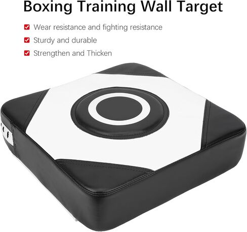 Taekwondo Kick Pad, PU Leather Boxing Wall Pad Muay Thai Pads Taekowndo Wall Punching Target 39x39x10cm Strike Kicking in Saudi Arabia