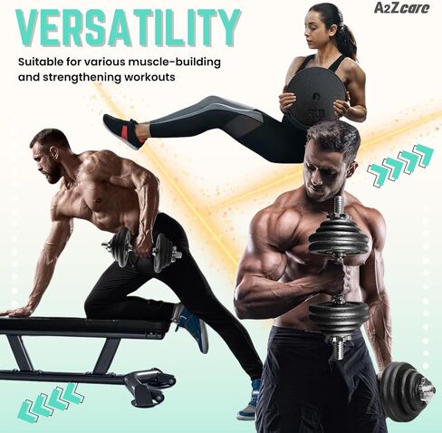 A2ZCARE Weight Plates 1 inch, Standard Weight Plates, Cast Iron Weight Plate, Dumbbell Weight Plates in Saudi Arabia