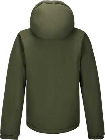 CAMEL CROWN Men's Winter Coats Waterproof Ski Jacket Snowboard Fleece Lining with Hood Parka Rain Jacket in Kuwait