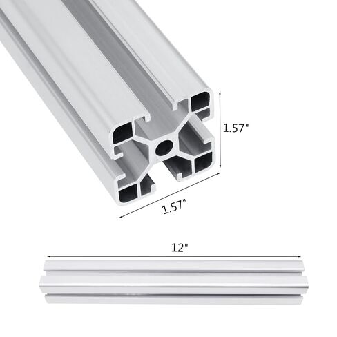 4 قطع بطول 12 بوصة فتحة T 4040 ملف بنتوء من الألومنيوم مقذوف دليل الحركة الخطية للطابعة ثلاثية الأبعاد وآلة CNC ومواد DIY in Kuwait