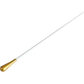 Conducting Baton Metal Music Band Conductor Rod Orchestras Choirs Conductor Band Baton for Stage Performances (Gold)