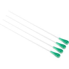 PATIKIL 38cm/15Inch Music Conductor Baton,4Pcs Orchestra Baton Resin Handle for Singing Leader Music Director Green
