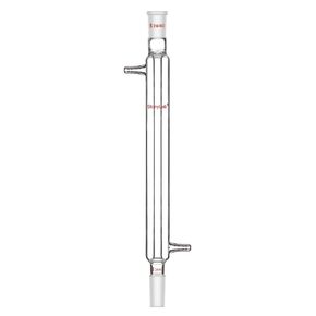 StonyLab Borosilicate Glass Liebig Condenser with 24/40 Joint 300 mm Jacket Length Lab Glass Condenser