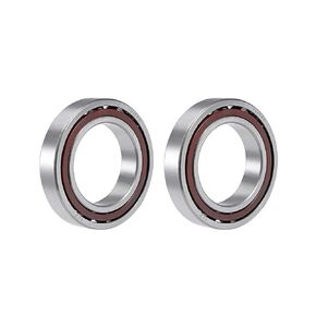 uxcell 7010AC Angular Contact Ball Bearing 50x80x16mm, Single Row, Open, 25° Contact Angle 2pcs