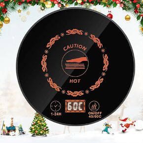 Coffee Mug Warmer for Desk with Auto Shut Off,Coffee Cup Warmer for Desk with 2 Adjust Temp.&24 Hours Timer-Coffee Gifts