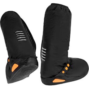 WLLHYF Waterproof Shoe Covers, Reusable Rain Shoe Cover Non-Slip Snow Boot Covers with Reflective Strips Protective Overshoes for Men Women Cycling Fishing Outdoor Hiking