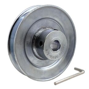 AB450-5/8 Single Groove Web Sheaves,v Belt Pulley 5/8 inch bore 4.5" OD,Motor Pulley Carbon Steel for A B 5L 4L V-Belts