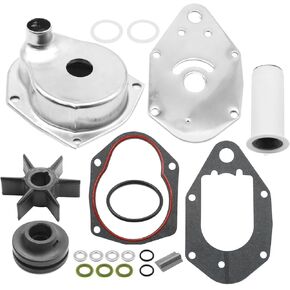 812966A12 Water Pump Impeller Kit with 47-19453T Impeller Replacement for Mercury Mariner Four-stroke 30-60 HP Boat Engine, Replaces 46-812966A4-812966A12