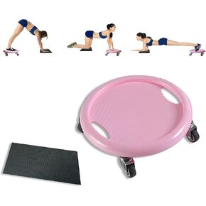 Ab Roller Wheel, Exercise Wheel for Abs Workout, Core Sliders for Working Out, Stomach Workout Equipment with Abdominal Trainer & Knee Pad Protection