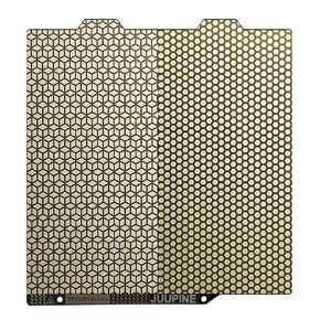 184x184mm Double Sided Flexible PEI Honeycomb Sheet for Bambu Lab A1 Mini 3D Printer, New etching technology Smooth PEI Honeycomb+Square Pattern Surface, 3D Printer PEI Plate Removable Platform
