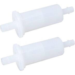 2 PCS 398319 3/8 Inch Inline Fuel Filter for Johnson Evinrude OMC Mercury and Yamaha Engines 10mm 802128A1 GP1-U775C-10-00 18-7831