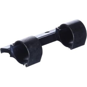 Weaver Side Mount Base - 1-Inch High Bracket and Rings, Gloss Black