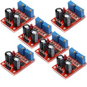 6 Pack NE555 Pulse Generator Frequency Duty Cycle Adjustable Module Square Wave Stepper Motor Driver DC5V-12V Signal Generator for Arduino DIY
