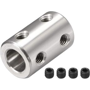 uxcell 5mm to 8mm Bore Rigid Coupling Set Screw L22XD14 Stainless Steel,Shaft Coupler Connector,Motor Accessories
