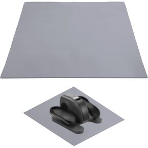 Anti-Slip Mat for Ellipse Leg Exercise Machine, 23.54x21.57 Inches Stable Exercise Equipment Mat for Under Desk Elliptical Machine Non Slip Exerciser Mat Perfect for Home Workout Protect Floor