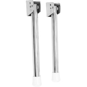 Seat Support Leg for Boat, 1 Pair Stainless Steel Seat Support Swing Leg for Foldable Boat Bench Seat, 13 Inch Length & 1 Inch Diameter Tube
