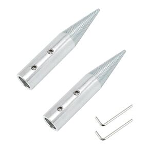 5/8" Spindle Tapered Threaded Adapter Left & Right Pair Suitable for 3/16"-13/16" Arbor Hole Cloth Polishing Wheel 2 PCS