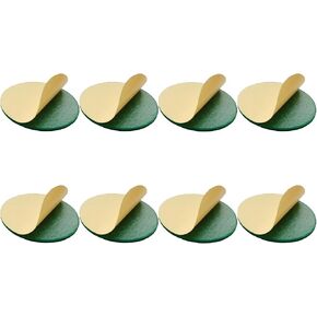 2.36-Inch (60mm) Self-Adhesive Air Hockey Pusher Felt Pads – Durable 2mm Thick Replacement Felt Stickers for 2.36-Inch Air Hockey Pushers – Soft Green Felt for Smooth Gameplay