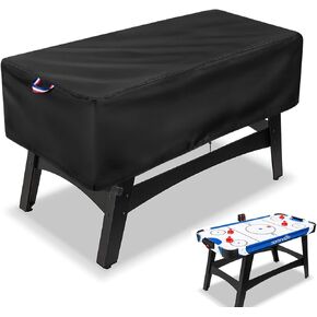 Air Hockey Game Table Cover, Waterproof Hover Hockey Game Table Cover for Indoor Outdoor Living Table, Hockey Table Accessories