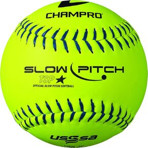 Champro USSSA 11" Tournament Softballs with Durahide Cover and .44 COR, 12 Pack