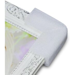 32Pack Edge Foam Protection Corners for TV Frame Photo Mirror, Packing Foam Corner Protectors for Shipping Moving