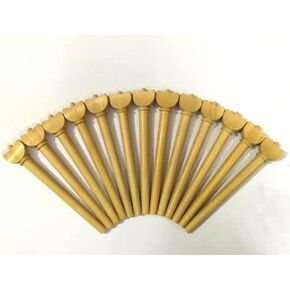 BOXWOOD LUTE PEGS 1 set (13 Pieces), SHAFT 75 x 7.5 x 5.5 MM, Model No- (L-22)