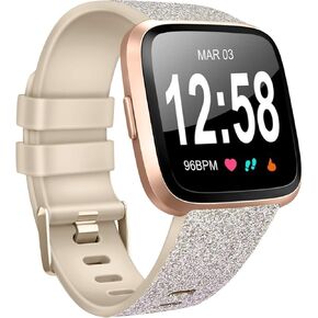 AK Sports Bands Compatible for Fitbit Versa 2/Fitbit Versa/Versa Lite/Versa SE, Soft Elastomer Multi-colors Replacement Wristbands for Fitbit Versa 2 Smart Watch in Kuwait