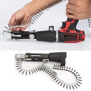 Valentine's Day Carnival Chain Screw Gun Adapter,Automatic Screw Spike Chain Drill Screw Chain Adapter for Electric Drill Attachment