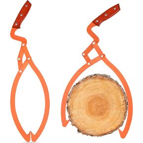 Log Tongs 20",Log Grabber, Log Lifter, Longging Tongs Loads Up to 330 Lbs, Anti Slip Log Lifting Hook for Handling Dragging Carrying Tool