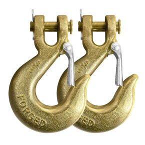 Grab Hook, 3/8 Inches Slip Hook with Safety Latch Hook Can Hold 6000LBS for Transport Lifting Connection