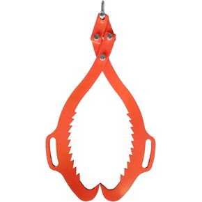 Claw Hook,Log Lifting Tongs， Heavy Duty Grapple Timber Claw,Lumber Skidding,Log Lifting (30")