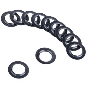 12 Pack Customized 5/8" Axle Push Nuts, Dolly Wheel Lock Washers,Fits 5/8" Dollies, Yard Trailers, and Lawn Wagons,with Oiled Phosphate Finish