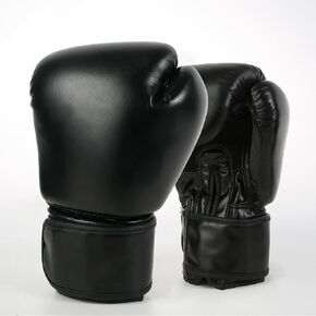 FenixSoulAr Boxing Gloves Men Black Gloves Ventilated Palm Punching Gloves for Boxing, MMA, Muay Thai & Kickboxing Sparring Gloves for Men & Women