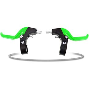 Brake Handle 1 Pair Universal Brake Levers Kids Cycling Parts RFID ocking Children Bicycle(Green)