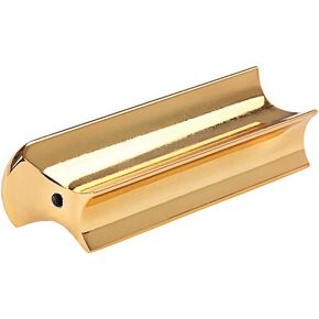 Alnicov Guitar Slide Tone Bar for Dobro,Lap Steel Guitar,Hawaiian Guitar,Electric Guitar Accessories,Gold