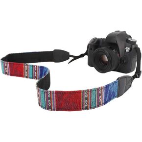 MoKo Camera Strap, Cotton Woven Camera Strap, Adjustable Universal Neck & Shoulder Strap for Digital Cameras