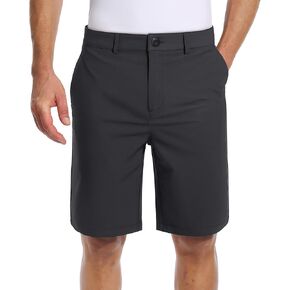 TACVASEN Men's Golf Shorts 9" Stretch Dress Work Shorts Quick Dry Lightweight Casual Flat Front Shorts with 4 Pockets in Kuwait