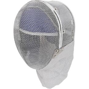 Sorandy Foil Fencing Mask, Saber Sport Helmet, Certified Grade Fencing Protective Gear, Epee Fencing Coach Masque for Sword Sparring, Steel Mesh (L), Large, Sorandy2m37b8hfvg-14